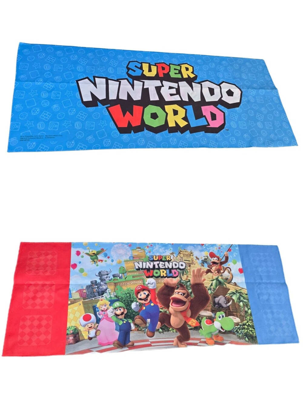 Universal Studios Super Nintendo World - Cooling Towel Summer Item Double Sided